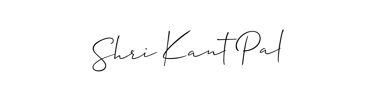 How to make Shri Kant Pal name signature. Use Allison_Script style for creating short signs online. This is the latest handwritten sign. Shri Kant Pal signature style 2 images and pictures png