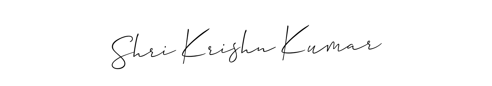 Once you've used our free online signature maker to create your best signature Allison_Script style, it's time to enjoy all of the benefits that Shri Krishn Kumar name signing documents. Shri Krishn Kumar signature style 2 images and pictures png