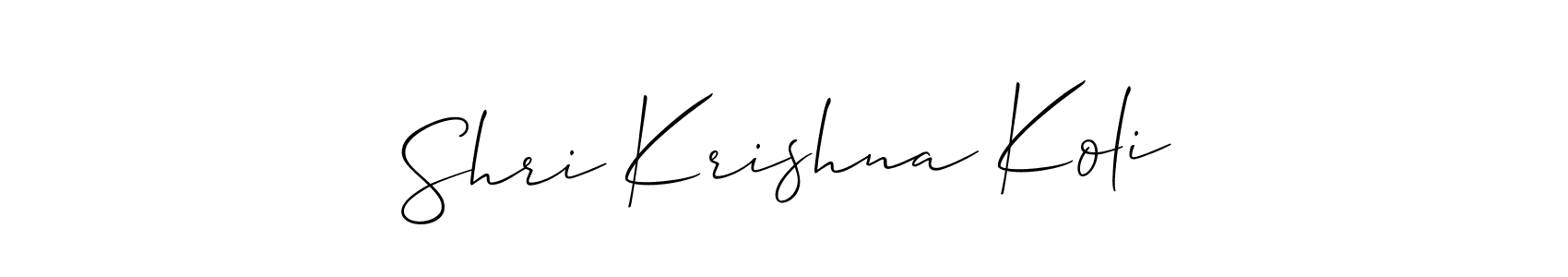 Here are the top 10 professional signature styles for the name Shri Krishna Koli. These are the best autograph styles you can use for your name. Shri Krishna Koli signature style 2 images and pictures png