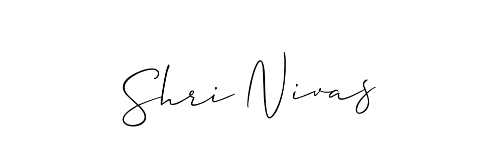 Similarly Allison_Script is the best handwritten signature design. Signature creator online .You can use it as an online autograph creator for name Shri Nivas. Shri Nivas signature style 2 images and pictures png