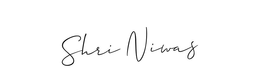 It looks lik you need a new signature style for name Shri Niwas. Design unique handwritten (Allison_Script) signature with our free signature maker in just a few clicks. Shri Niwas signature style 2 images and pictures png