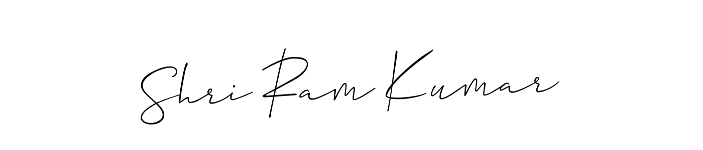 Shri Ram Kumar stylish signature style. Best Handwritten Sign (Allison_Script) for my name. Handwritten Signature Collection Ideas for my name Shri Ram Kumar. Shri Ram Kumar signature style 2 images and pictures png