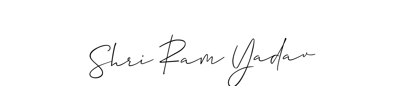 The best way (Allison_Script) to make a short signature is to pick only two or three words in your name. The name Shri Ram Yadav include a total of six letters. For converting this name. Shri Ram Yadav signature style 2 images and pictures png