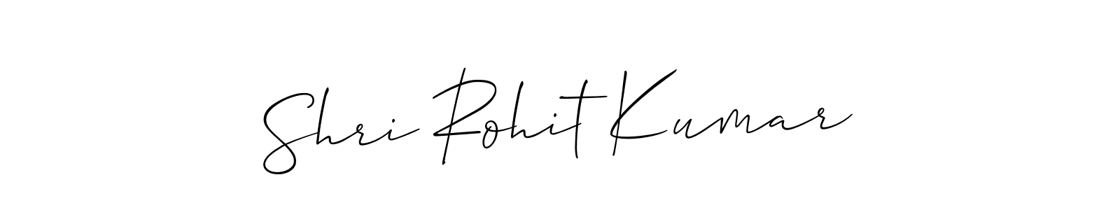 Similarly Allison_Script is the best handwritten signature design. Signature creator online .You can use it as an online autograph creator for name Shri Rohit Kumar. Shri Rohit Kumar signature style 2 images and pictures png
