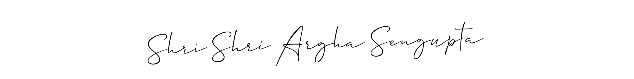 You should practise on your own different ways (Allison_Script) to write your name (Shri Shri Argha Sengupta) in signature. don't let someone else do it for you. Shri Shri Argha Sengupta signature style 2 images and pictures png