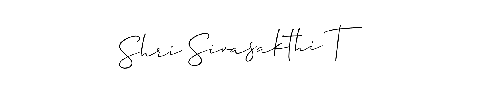 Make a beautiful signature design for name Shri Sivasakthi T. Use this online signature maker to create a handwritten signature for free. Shri Sivasakthi T signature style 2 images and pictures png