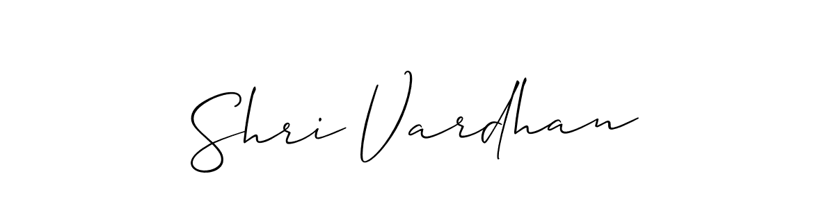 The best way (Allison_Script) to make a short signature is to pick only two or three words in your name. The name Shri Vardhan include a total of six letters. For converting this name. Shri Vardhan signature style 2 images and pictures png