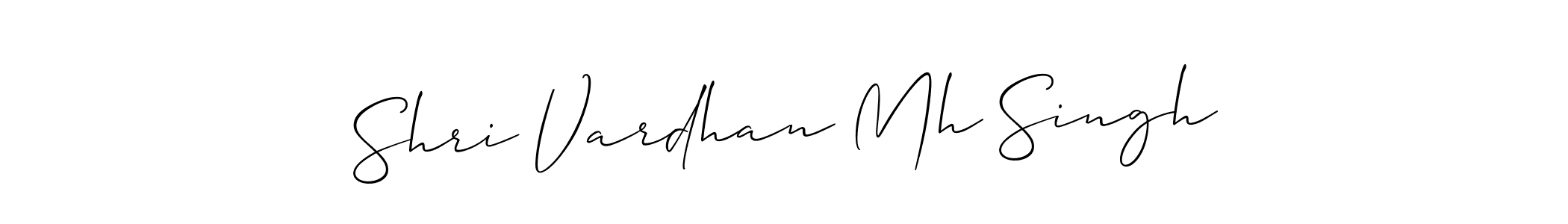 How to make Shri Vardhan Mh Singh signature? Allison_Script is a professional autograph style. Create handwritten signature for Shri Vardhan Mh Singh name. Shri Vardhan Mh Singh signature style 2 images and pictures png