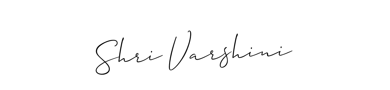 Best and Professional Signature Style for Shri Varshini. Allison_Script Best Signature Style Collection. Shri Varshini signature style 2 images and pictures png