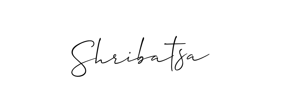 if you are searching for the best signature style for your name Shribatsa. so please give up your signature search. here we have designed multiple signature styles  using Allison_Script. Shribatsa signature style 2 images and pictures png