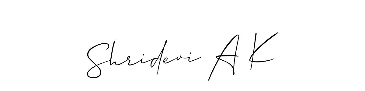 Check out images of Autograph of Shridevi A K name. Actor Shridevi A K Signature Style. Allison_Script is a professional sign style online. Shridevi A K signature style 2 images and pictures png