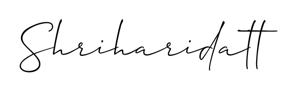 Try this chic Shriharidatt handwritten sign style. Using Allison_Script font elements, it gives your name a sleek, memorable identity. Shriharidatt signature style 2 images and pictures png