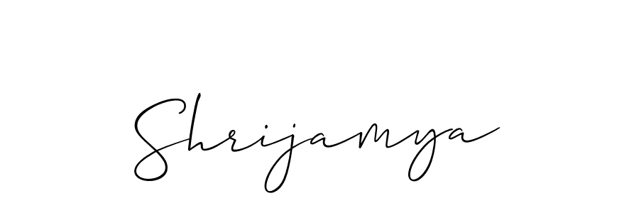 How to Draw Shrijamya signature style? Allison_Script is a latest design signature styles for name Shrijamya. Shrijamya signature style 2 images and pictures png