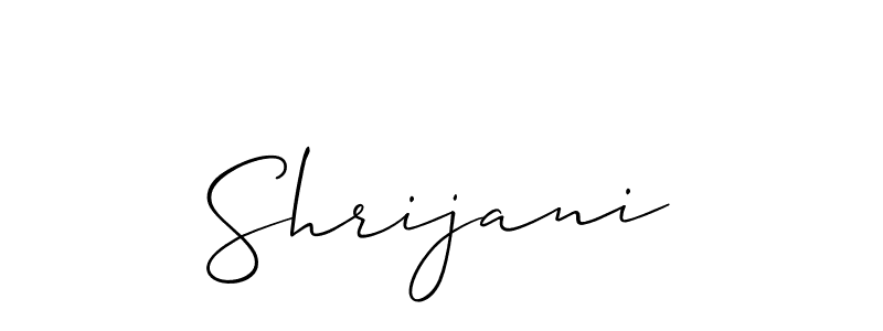 Shrijani stylish signature style. Best Handwritten Sign (Allison_Script) for my name. Handwritten Signature Collection Ideas for my name Shrijani. Shrijani signature style 2 images and pictures png