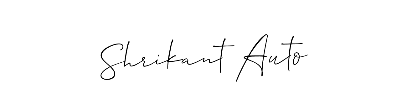 You can use this online signature creator to create a handwritten signature for the name Shrikant Auto. This is the best online autograph maker. Shrikant Auto signature style 2 images and pictures png