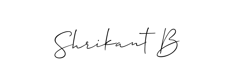 Once you've used our free online signature maker to create your best signature Allison_Script style, it's time to enjoy all of the benefits that Shrikant B name signing documents. Shrikant B signature style 2 images and pictures png