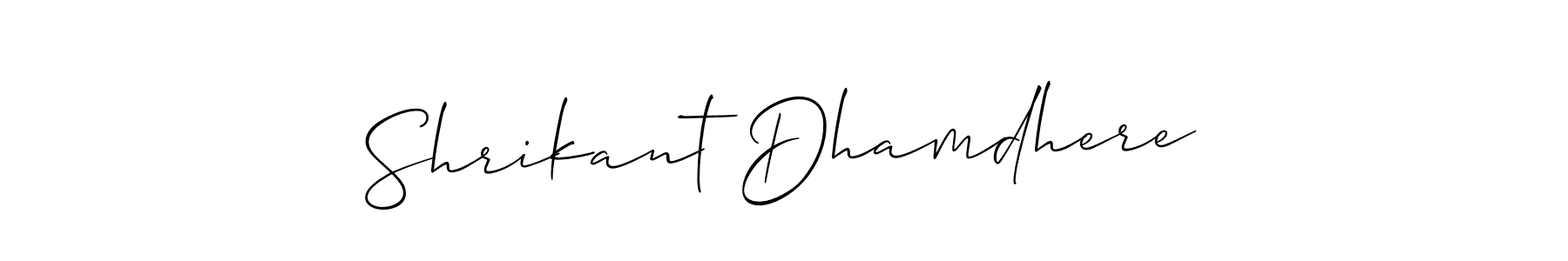 Once you've used our free online signature maker to create your best signature Allison_Script style, it's time to enjoy all of the benefits that Shrikant Dhamdhere name signing documents. Shrikant Dhamdhere signature style 2 images and pictures png