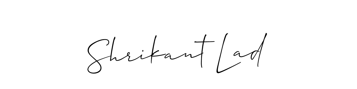 Check out images of Autograph of Shrikant Lad name. Actor Shrikant Lad Signature Style. Allison_Script is a professional sign style online. Shrikant Lad signature style 2 images and pictures png