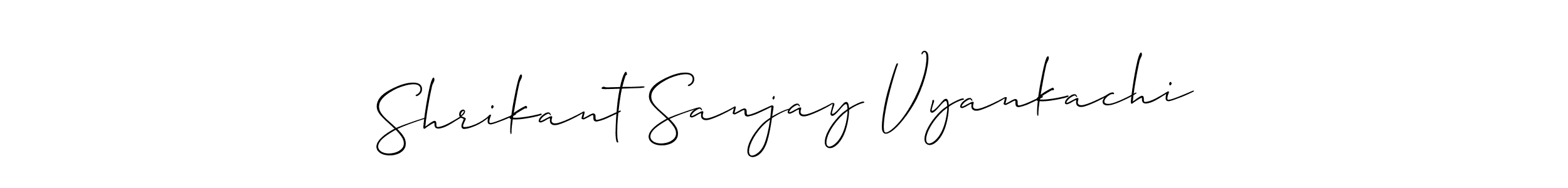 You can use this online signature creator to create a handwritten signature for the name Shrikant Sanjay Vyankachi. This is the best online autograph maker. Shrikant Sanjay Vyankachi signature style 2 images and pictures png