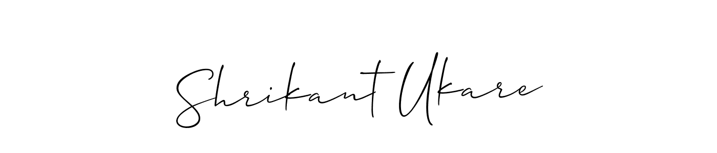 You can use this online signature creator to create a handwritten signature for the name Shrikant Ukare. This is the best online autograph maker. Shrikant Ukare signature style 2 images and pictures png