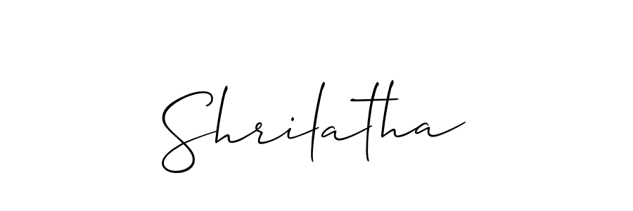 You can use this online signature creator to create a handwritten signature for the name Shrilatha. This is the best online autograph maker. Shrilatha signature style 2 images and pictures png