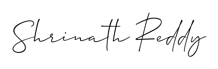 The Allison_Script lettering style adds unique flourish to name Shrinath Reddy. Stand out with a custom digital autograph made in seconds. Shrinath Reddy signature style 2 images and pictures png