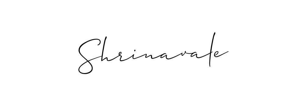 How to make Shrinavale signature? Allison_Script is a professional autograph style. Create handwritten signature for Shrinavale name. Shrinavale signature style 2 images and pictures png