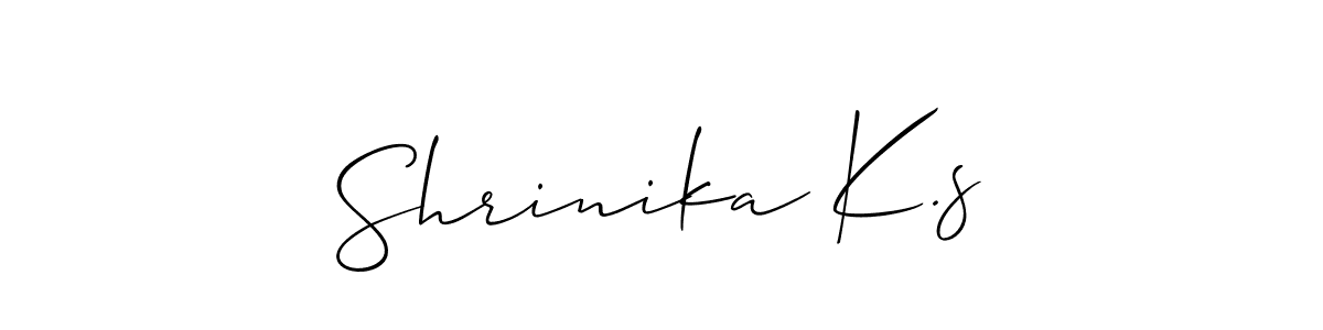 Check out images of Autograph of Shrinika K.s name. Actor Shrinika K.s Signature Style. Allison_Script is a professional sign style online. Shrinika K.s signature style 2 images and pictures png