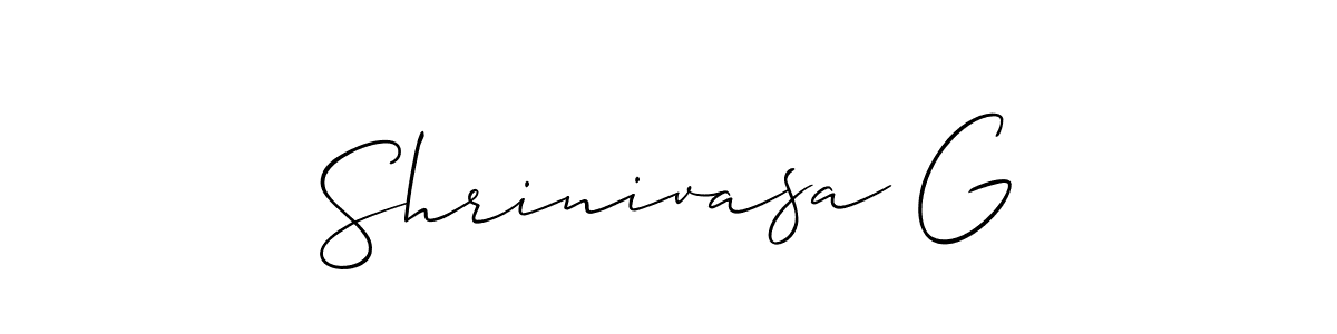 Make a beautiful signature design for name Shrinivasa G. Use this online signature maker to create a handwritten signature for free. Shrinivasa G signature style 2 images and pictures png