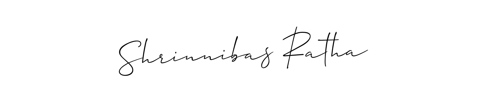 You can use this online signature creator to create a handwritten signature for the name Shrinnibas Ratha. This is the best online autograph maker. Shrinnibas Ratha signature style 2 images and pictures png