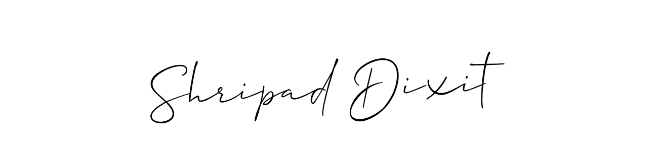 Shripad Dixit stylish signature style. Best Handwritten Sign (Allison_Script) for my name. Handwritten Signature Collection Ideas for my name Shripad Dixit. Shripad Dixit signature style 2 images and pictures png