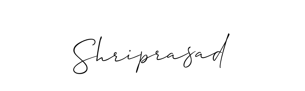 You should practise on your own different ways (Allison_Script) to write your name (Shriprasad) in signature. don't let someone else do it for you. Shriprasad signature style 2 images and pictures png