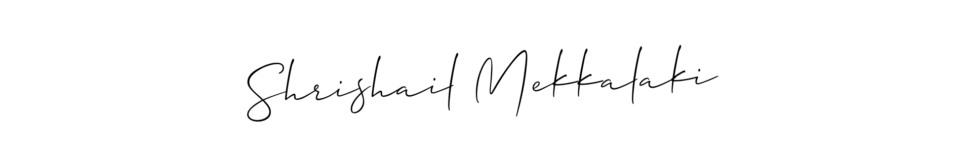 Make a beautiful signature design for name Shrishail Mekkalaki. Use this online signature maker to create a handwritten signature for free. Shrishail Mekkalaki signature style 2 images and pictures png