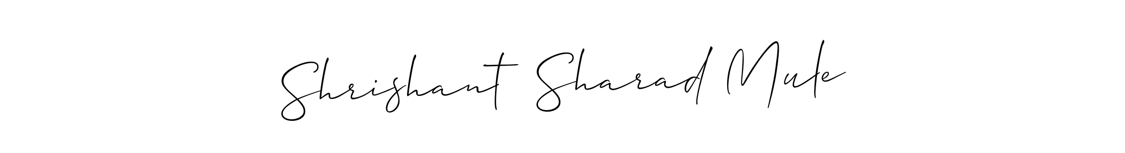 See photos of Shrishant  Sharad Mule official signature by Spectra . Check more albums & portfolios. Read reviews & check more about Allison_Script font. Shrishant  Sharad Mule signature style 2 images and pictures png