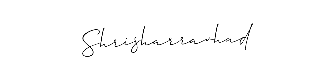 Once you've used our free online signature maker to create your best signature Allison_Script style, it's time to enjoy all of the benefits that Shrisharravhad name signing documents. Shrisharravhad signature style 2 images and pictures png