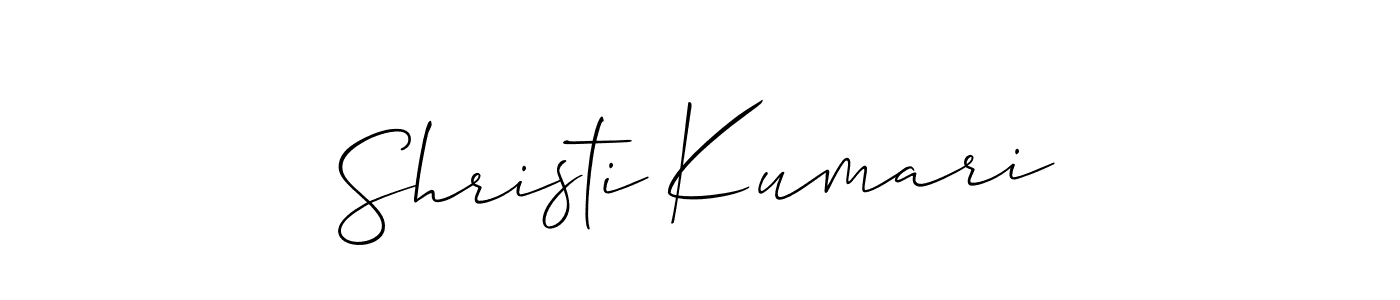 Make a short Shristi Kumari signature style. Manage your documents anywhere anytime using Allison_Script. Create and add eSignatures, submit forms, share and send files easily. Shristi Kumari signature style 2 images and pictures png