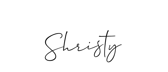 Also You can easily find your signature by using the search form. We will create Shristy name handwritten signature images for you free of cost using Allison_Script sign style. Shristy signature style 2 images and pictures png