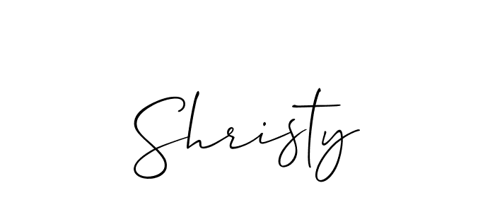 Allison_Script is a professional signature style that is perfect for those who want to add a touch of class to their signature. It is also a great choice for those who want to make their signature more unique. Get Shristy name to fancy signature for free. Shristy signature style 2 images and pictures png