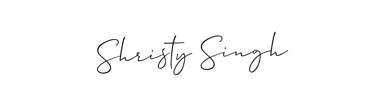 Make a beautiful signature design for name Shristy Singh. Use this online signature maker to create a handwritten signature for free. Shristy Singh signature style 2 images and pictures png