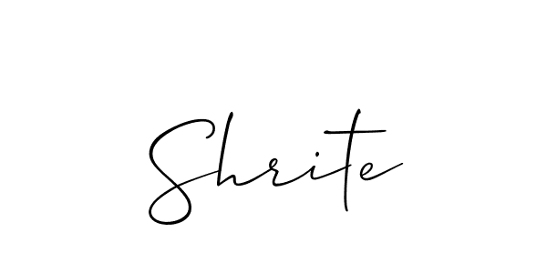 How to Draw Shrite signature style? Allison_Script is a latest design signature styles for name Shrite. Shrite signature style 2 images and pictures png