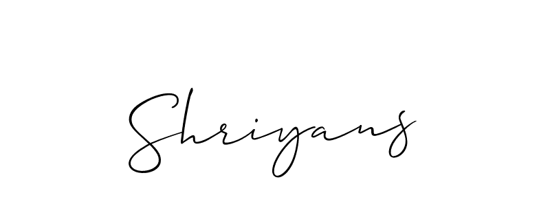 Best and Professional Signature Style for Shriyans. Allison_Script Best Signature Style Collection. Shriyans signature style 2 images and pictures png