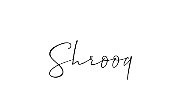 It looks lik you need a new signature style for name Shrooq. Design unique handwritten (Allison_Script) signature with our free signature maker in just a few clicks. Shrooq signature style 2 images and pictures png