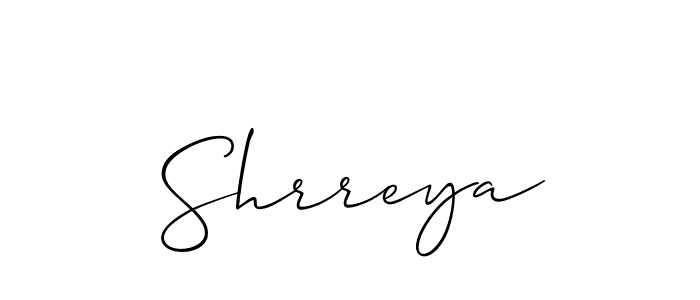 Make a short Shrreya signature style. Manage your documents anywhere anytime using Allison_Script. Create and add eSignatures, submit forms, share and send files easily. Shrreya signature style 2 images and pictures png