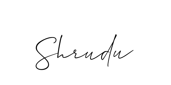 How to make Shrudu name signature. Use Allison_Script style for creating short signs online. This is the latest handwritten sign. Shrudu signature style 2 images and pictures png