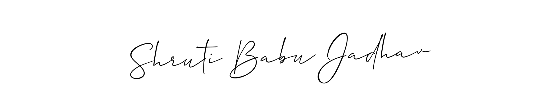Here are the top 10 professional signature styles for the name Shruti Babu Jadhav. These are the best autograph styles you can use for your name. Shruti Babu Jadhav signature style 2 images and pictures png