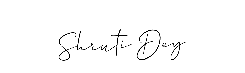 Similarly Allison_Script is the best handwritten signature design. Signature creator online .You can use it as an online autograph creator for name Shruti Dey. Shruti Dey signature style 2 images and pictures png