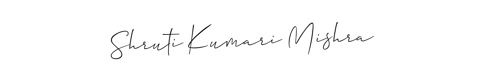 This is the best signature style for the Shruti Kumari Mishra name. Also you like these signature font (Allison_Script). Mix name signature. Shruti Kumari Mishra signature style 2 images and pictures png