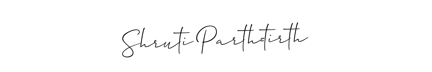 Best and Professional Signature Style for Shruti Parth=tirth. Allison_Script Best Signature Style Collection. Shruti Parth=tirth signature style 2 images and pictures png