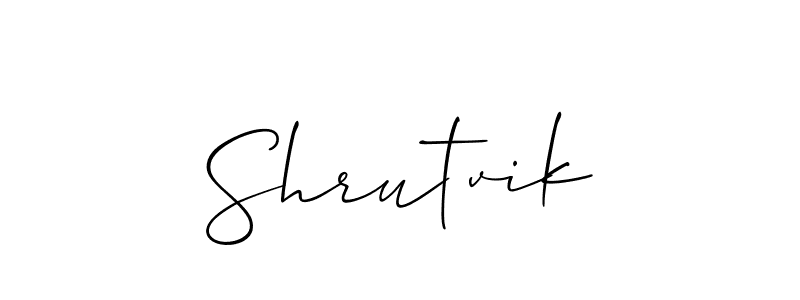 Best and Professional Signature Style for Shrutvik. Allison_Script Best Signature Style Collection. Shrutvik signature style 2 images and pictures png