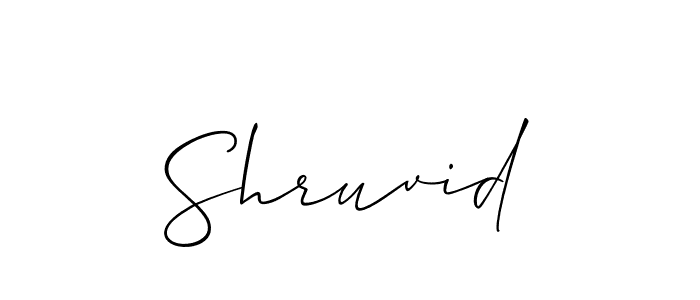 Also You can easily find your signature by using the search form. We will create Shruvid name handwritten signature images for you free of cost using Allison_Script sign style. Shruvid signature style 2 images and pictures png